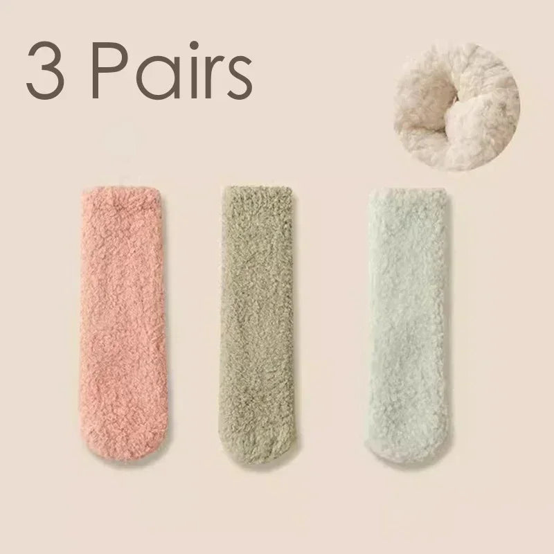 3 Pair Fluffy Socks