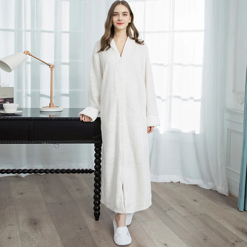 Extra Long Thermal Dressing Gown
