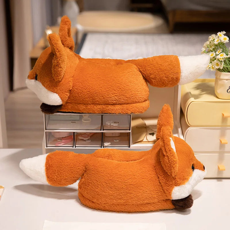 Women's Fox Slippers