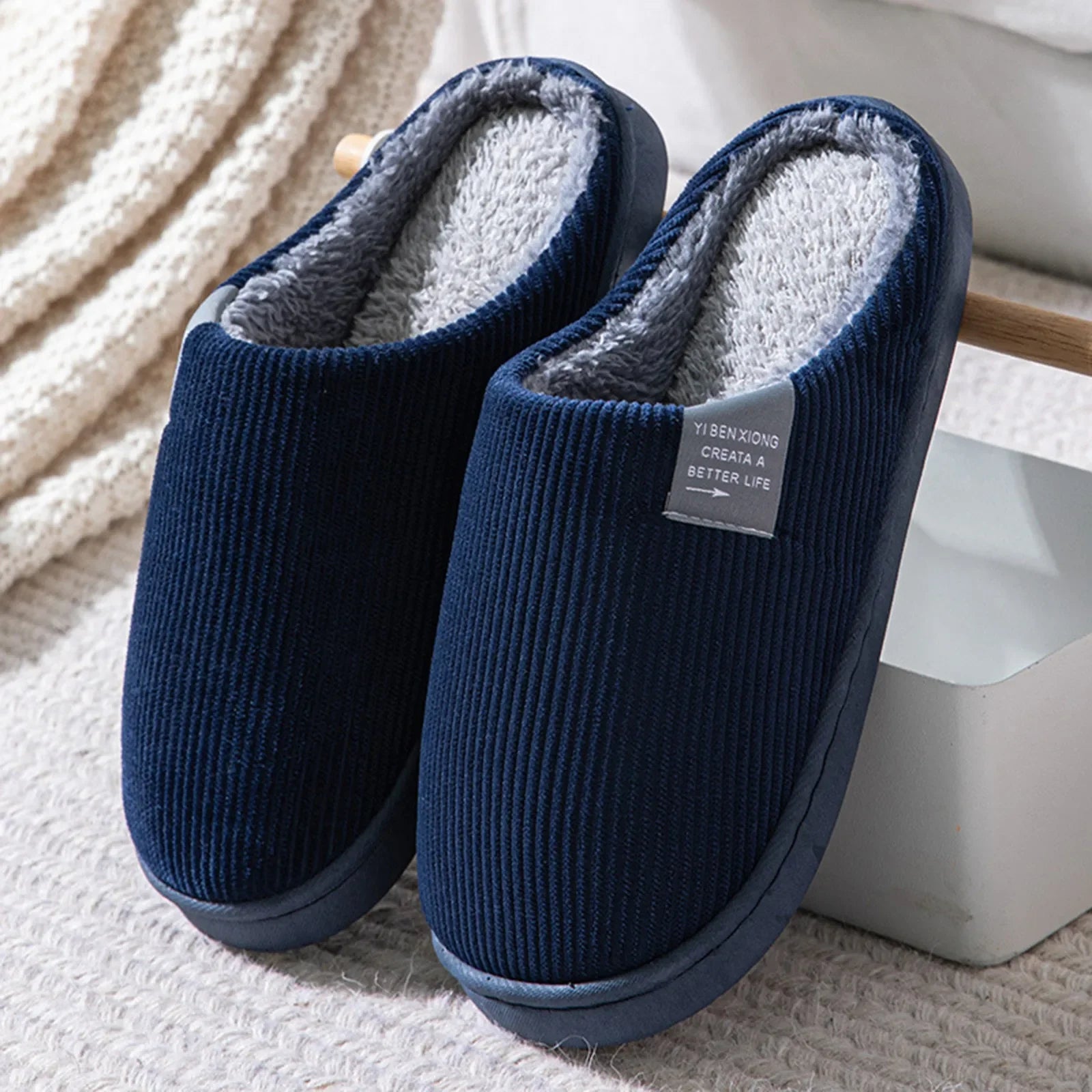 Men's Casual Thick House Slippers