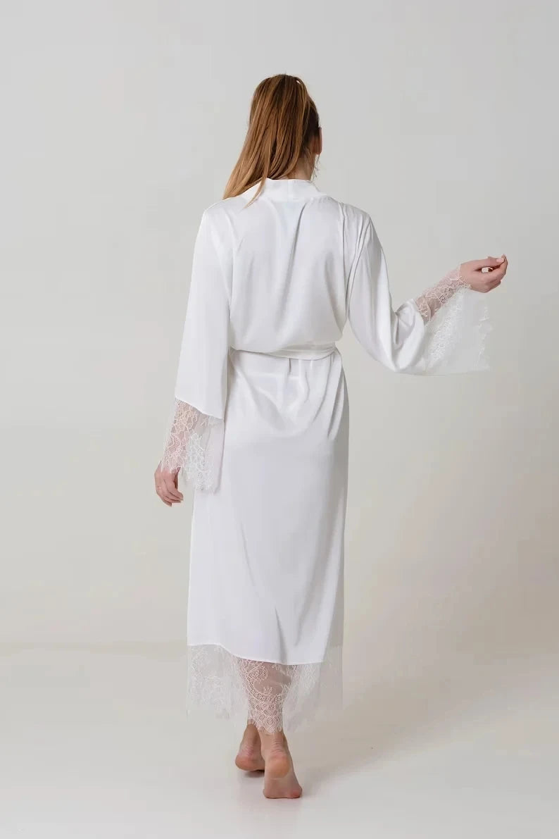 Women's Wedding Lace Robe