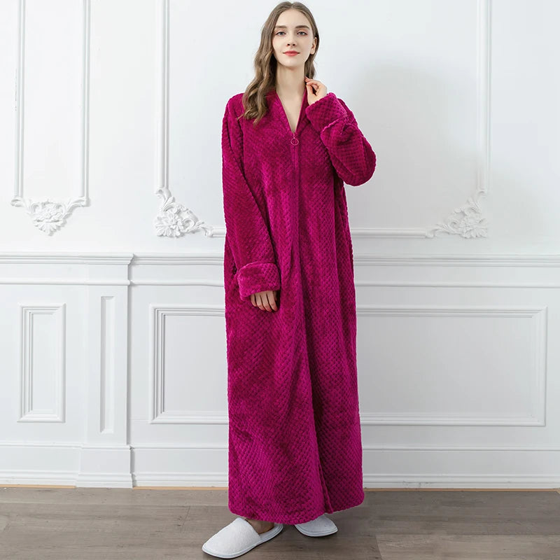 Extra Long Thermal Dressing Gown