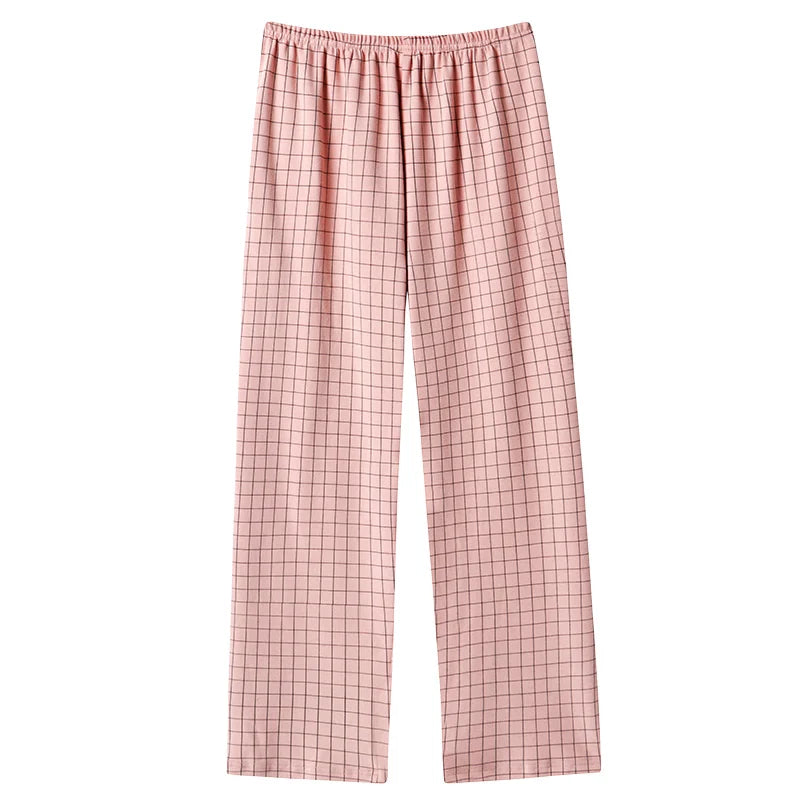 Women's Plaid Cotton Pj Bottoms
