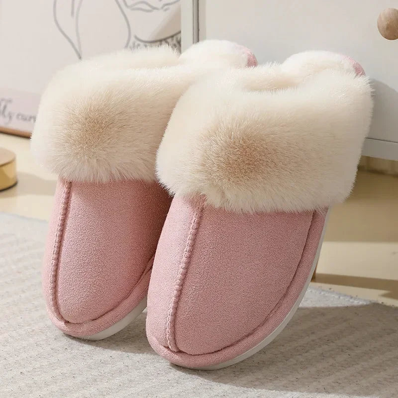 Women's Fuzzy Faux Fur Slippers