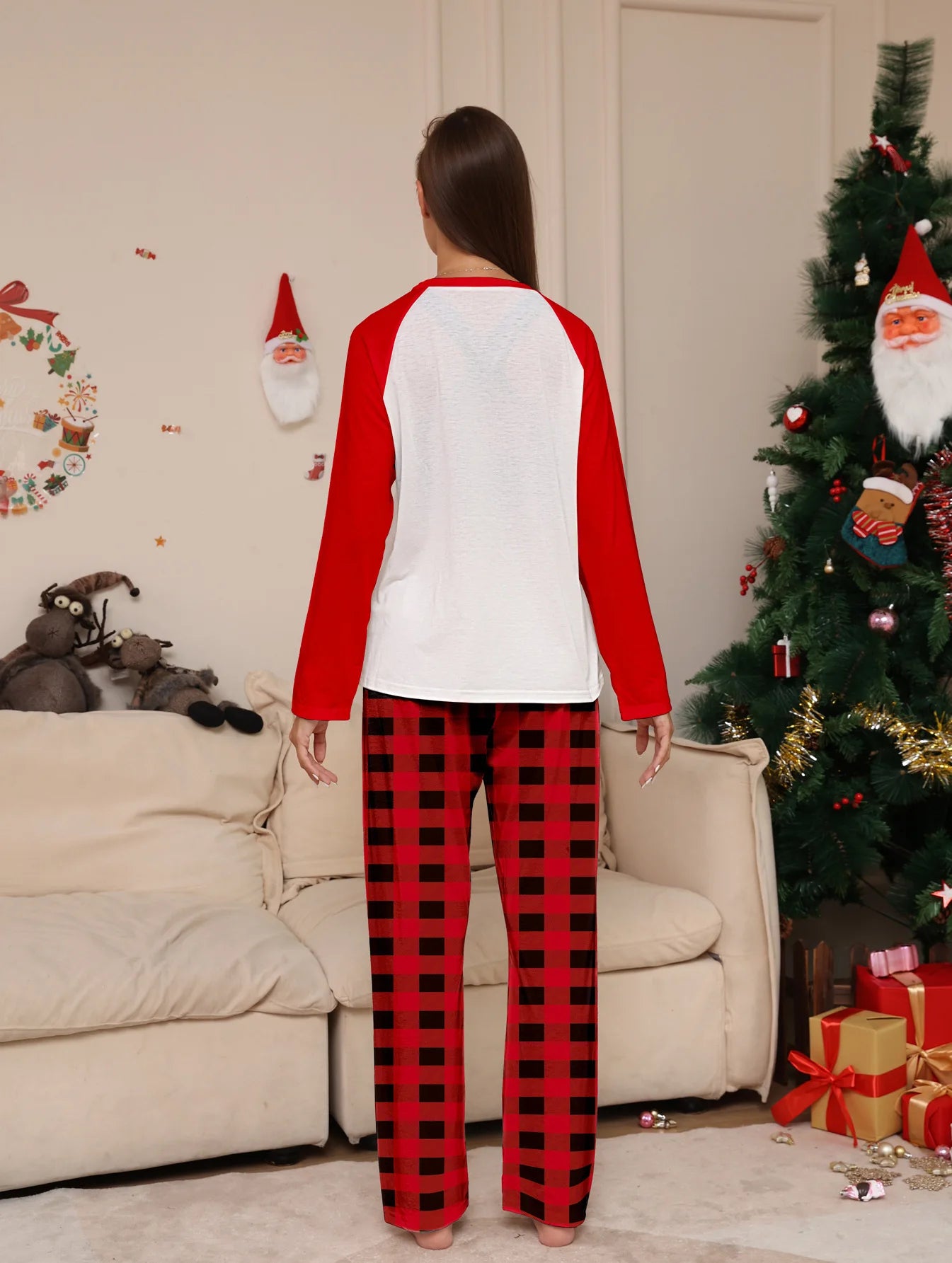 Red Santa Family Christmas Pyjama Set