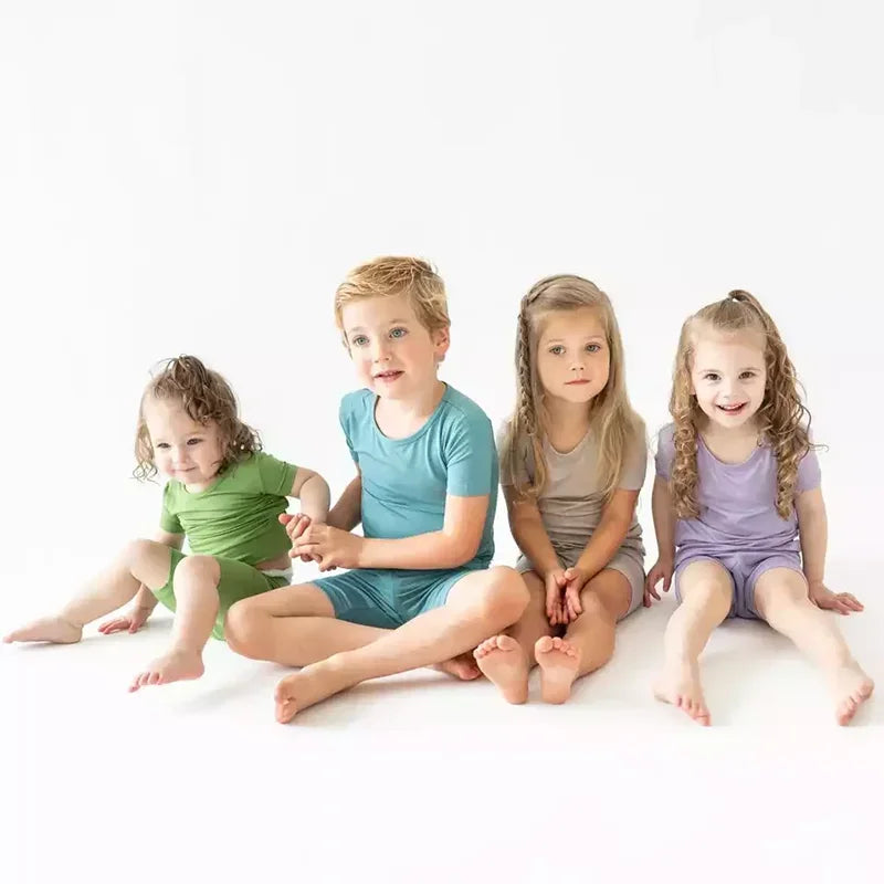 Kids Cotton Long Sleeve & Pyjama Bottoms Set