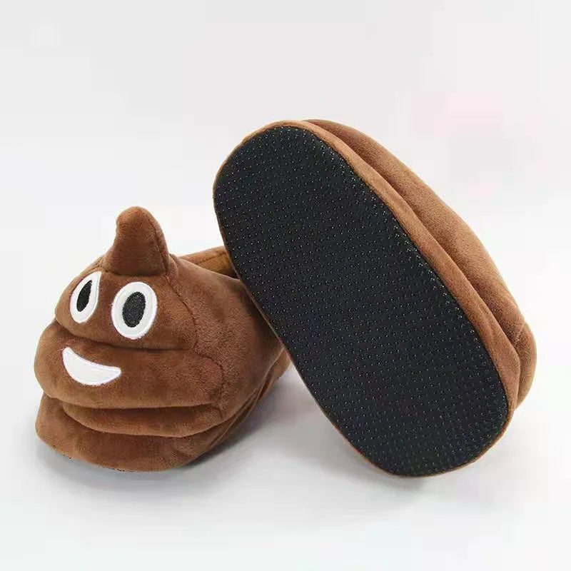 Unisex Poop Emoji Slippers