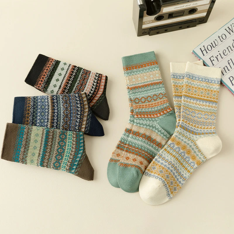 Women's 3 Pack Cotton Cabin Socks