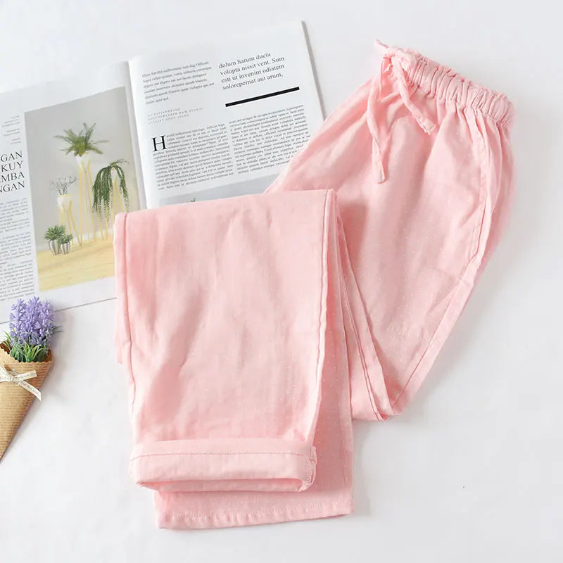 Women's Polka Dot Pj Bottoms