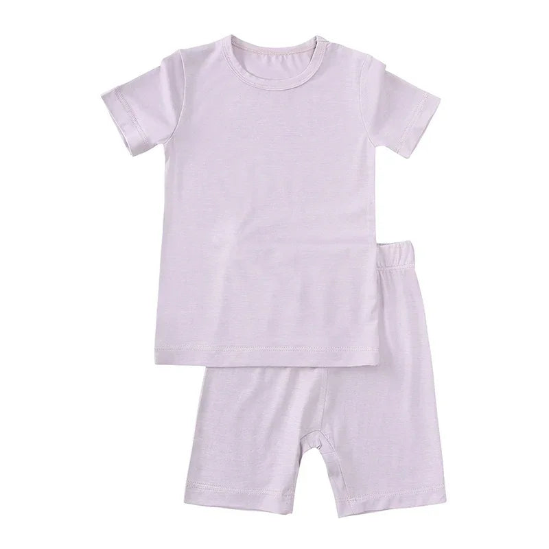 Kids Cotton Long Sleeve & Pyjama Bottoms Set
