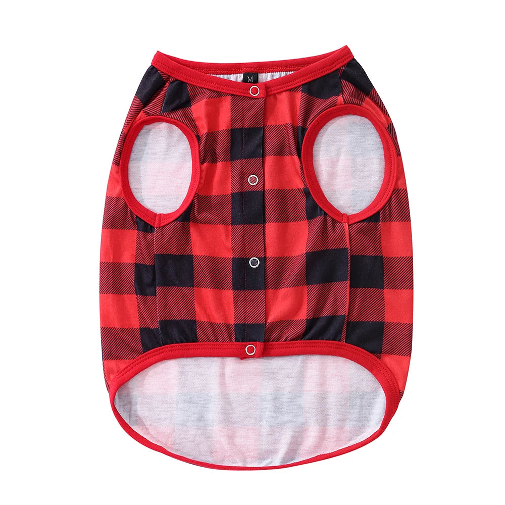 Red Tree Print Christmas Family Pyjama Set