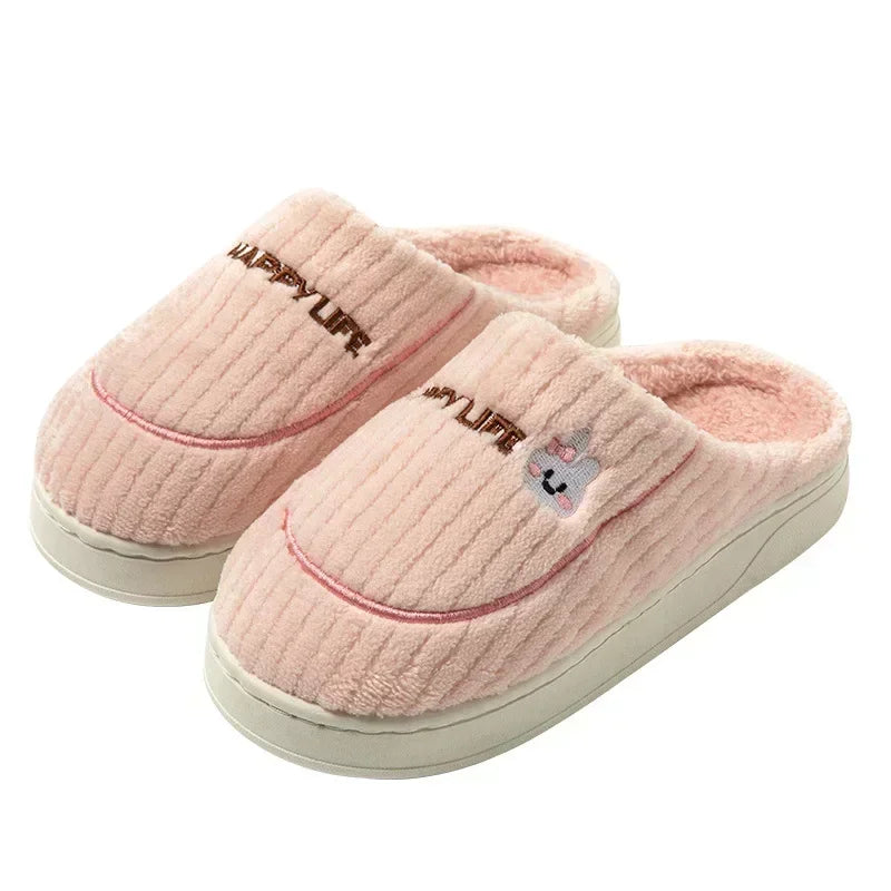 Women's Plush Soft Soled Slippers