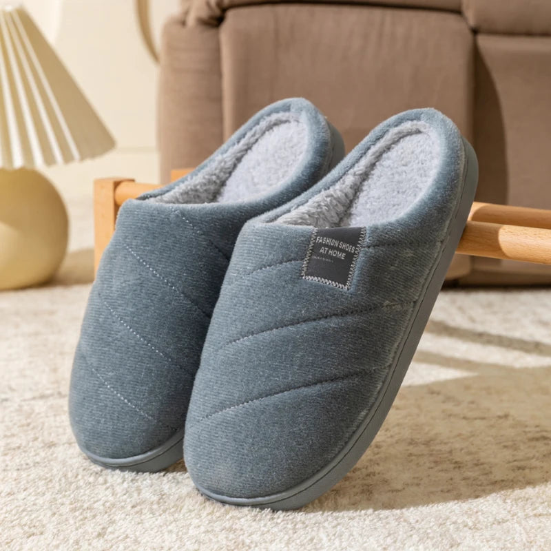 Men's Warm Anti-Slip House Slippers