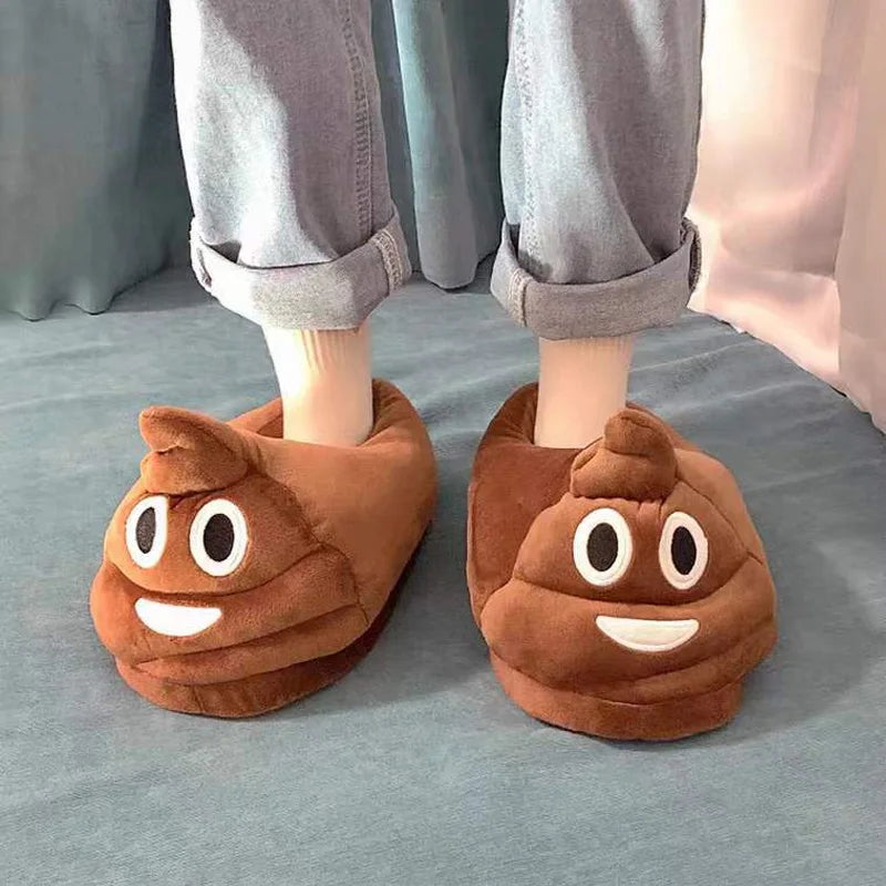 Unisex Poop Emoji Slippers