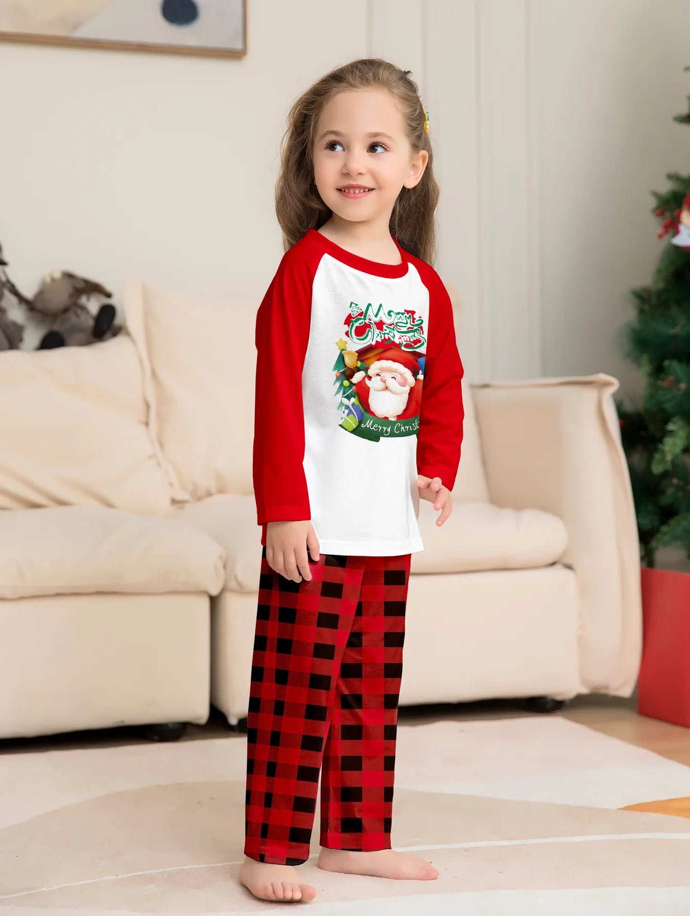 Red Santa Family Christmas Pyjama Set