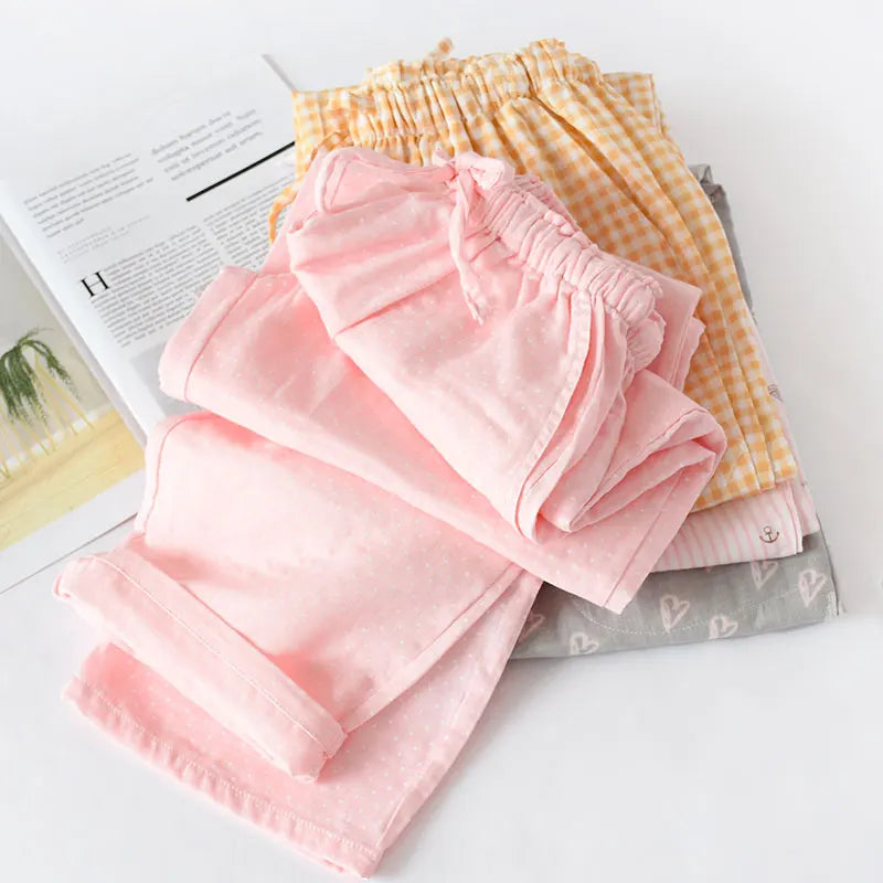 Women's Polka Dot Pj Bottoms