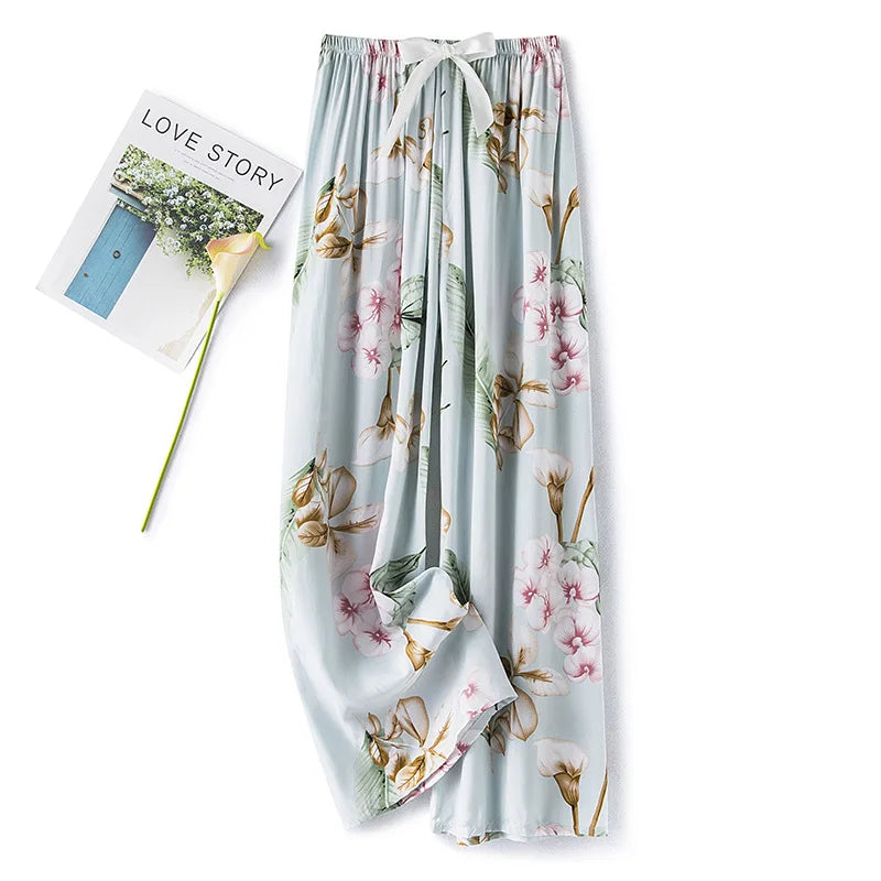 Women's Floral Cotton Pyjama Bottoms