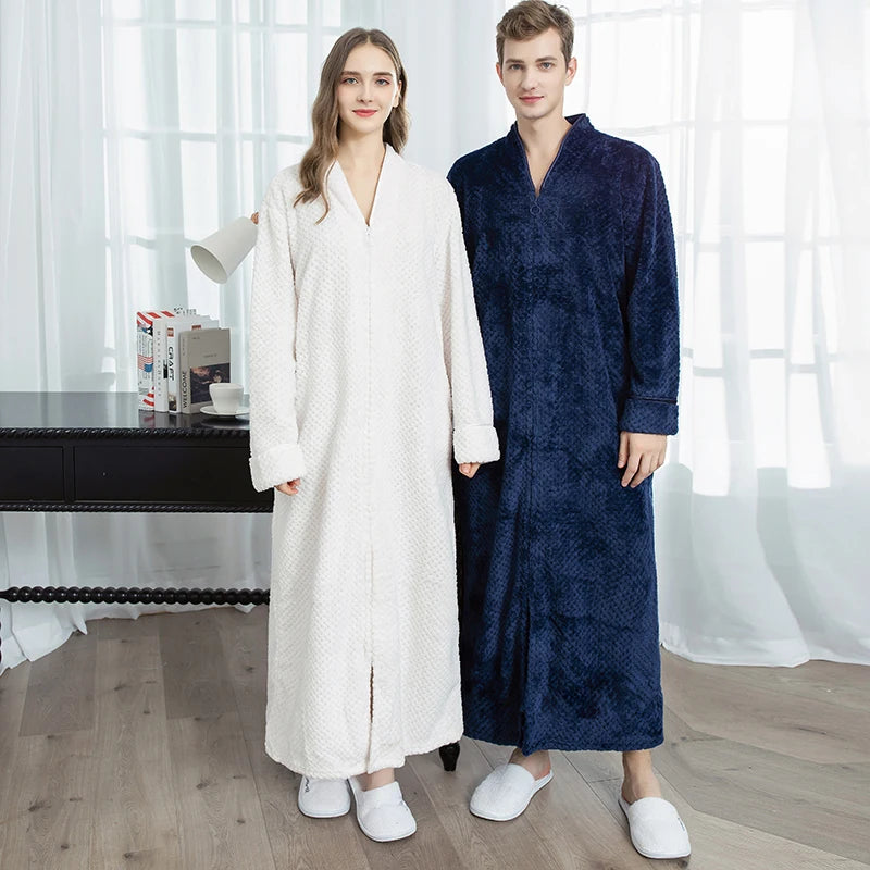 Extra Long Thermal Dressing Gown