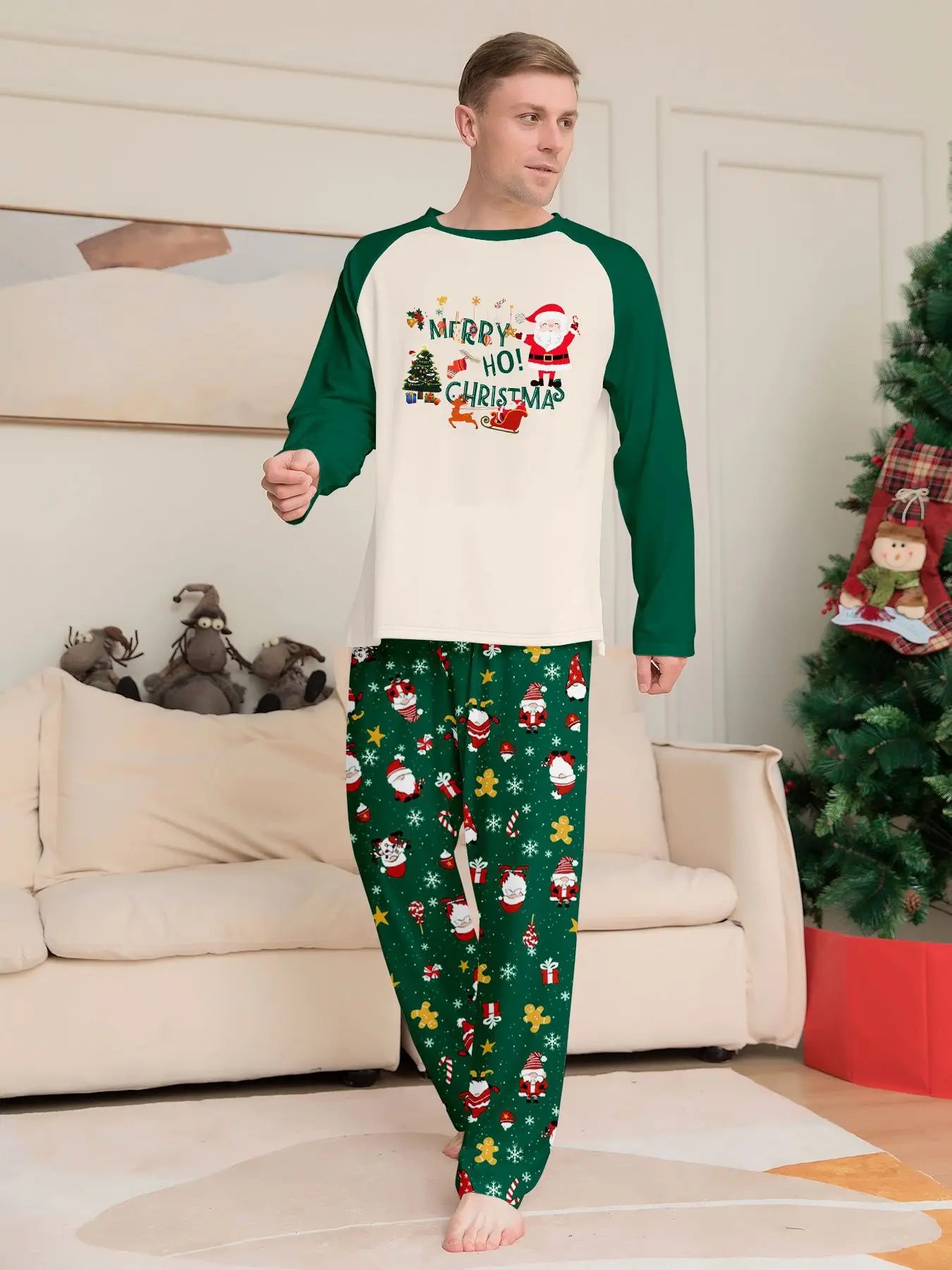 Santa & Tree Family Christmas Pyjama Set