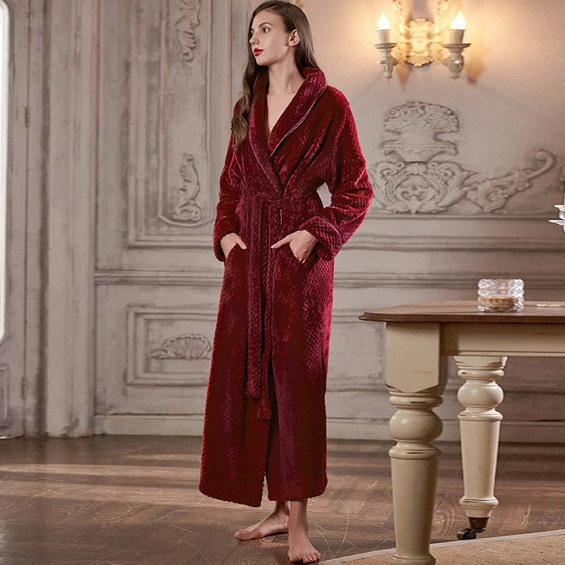 Extra Long Thermal Dressing Gown