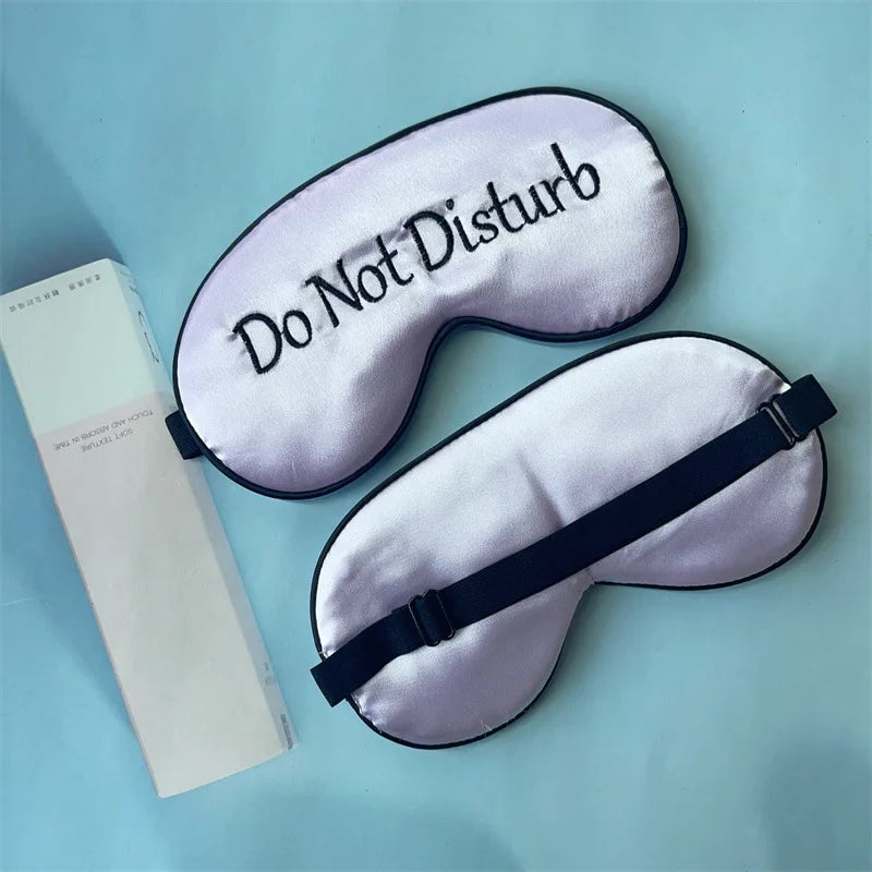 Embroidered Silk Sleep Mask