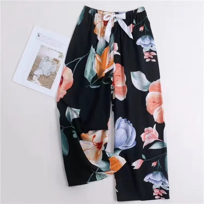 Women’s Cotton Floral Print Pyjama Bottoms