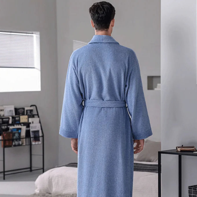 Blue Towel Bathrobe