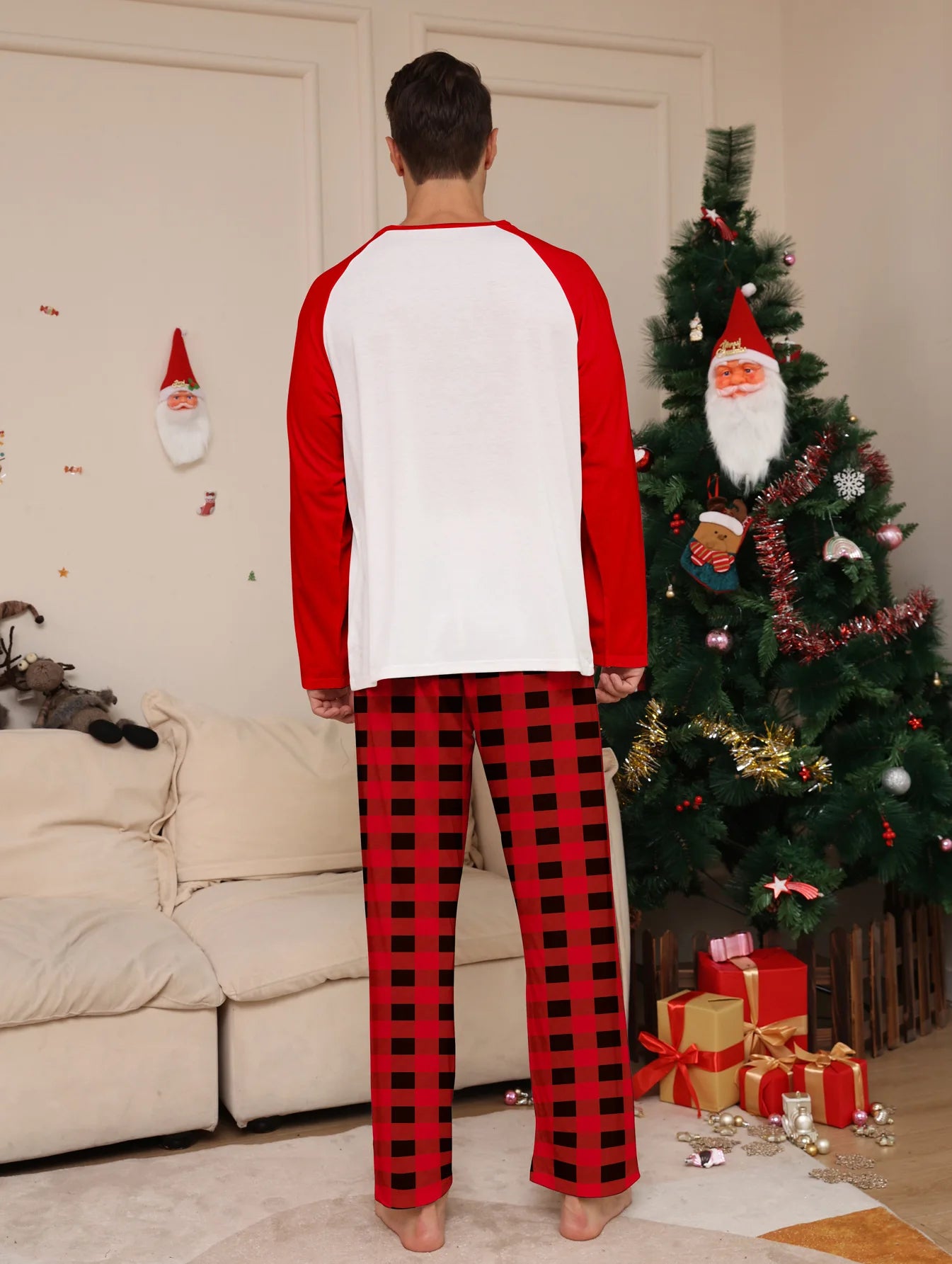 Red Santa Family Christmas Pyjama Set