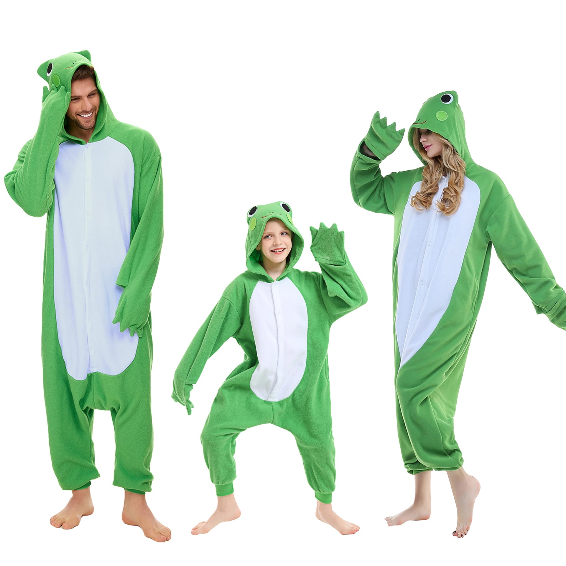 Family Frog Hooded Onesie