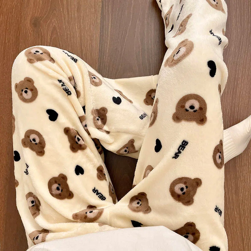 Women's Teddy Bear Pyjama Bottoms
