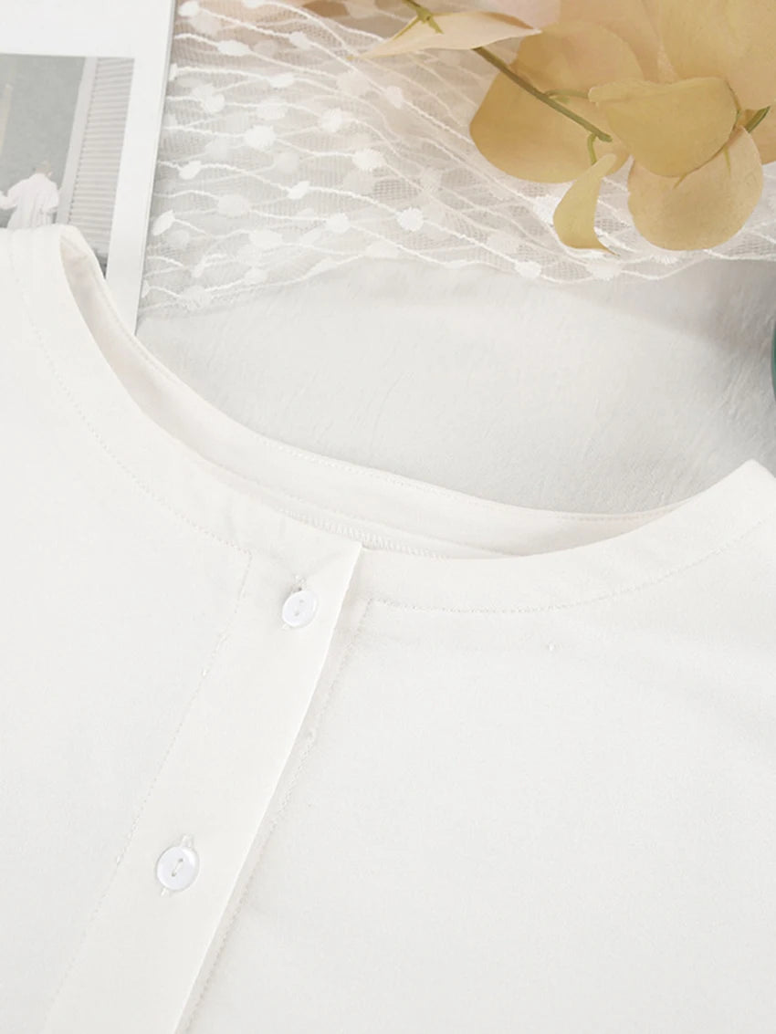 Women's Loose Crop Top Pyjama Set