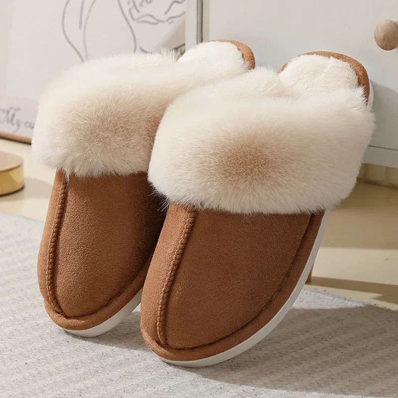 Women's Fuzzy Faux Fur Slippers
