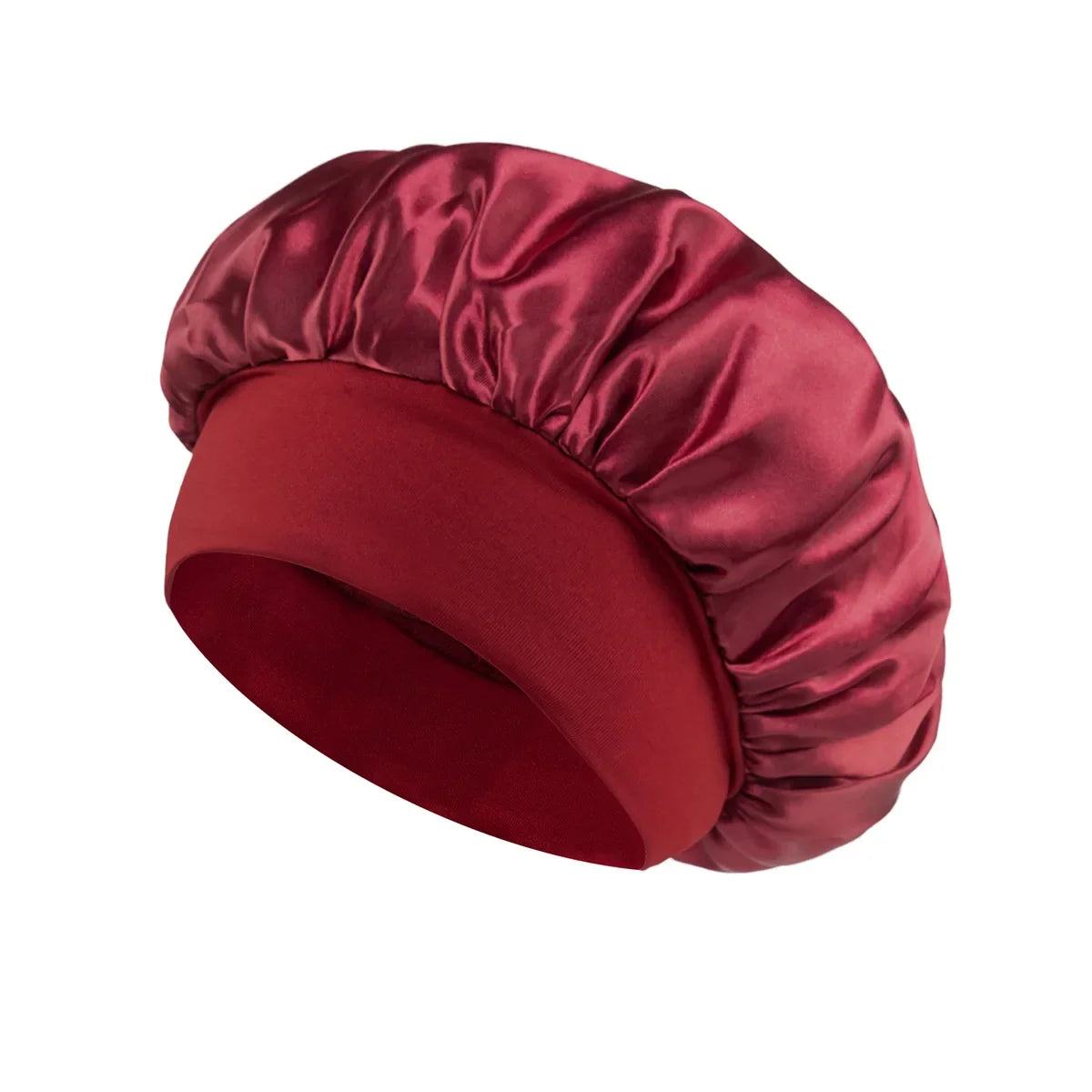 Satin Wide-brimmed Hair Bonnet