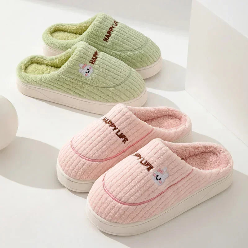 Women's Plush Soft Soled Slippers
