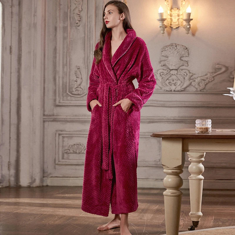 Extra Long Thermal Dressing Gown