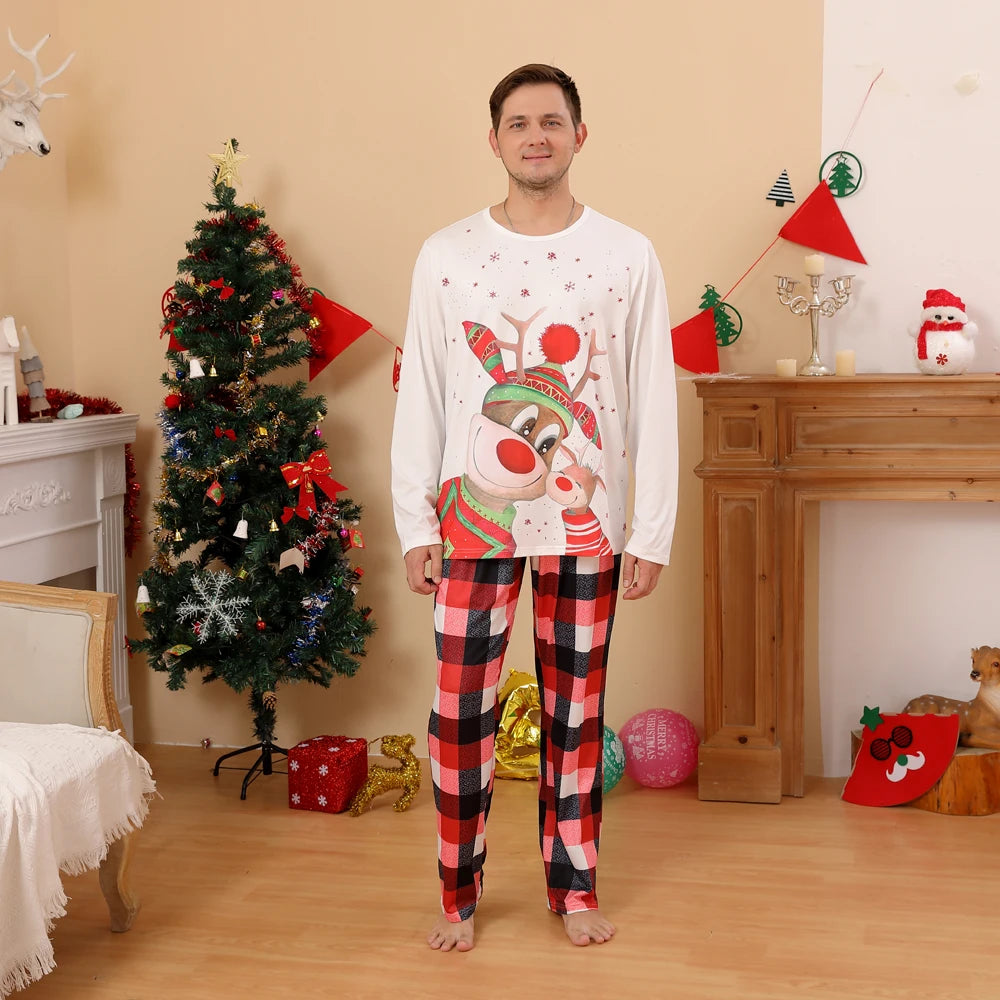 Family Red Plaid Matching Xmas Pyjamas