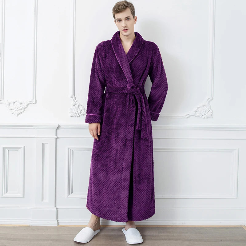 Extra Long Thermal Dressing Gown