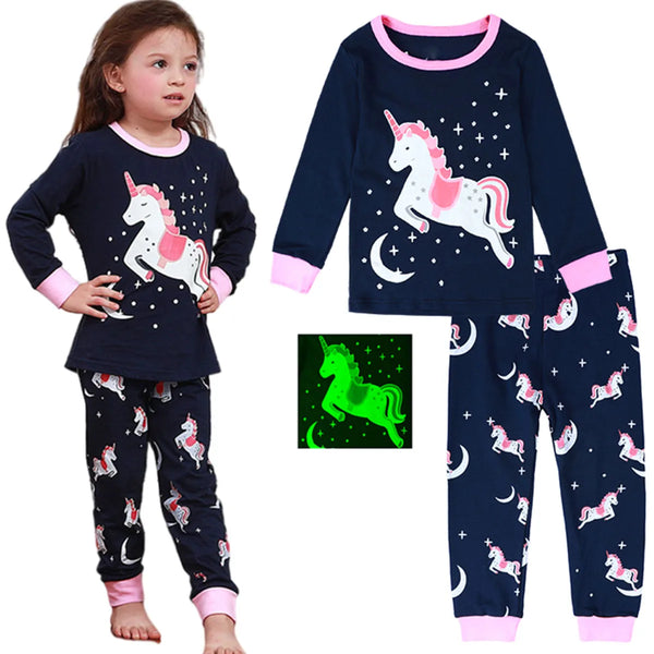 Girl's Toddler Unicorn Halloween Pyjama Set