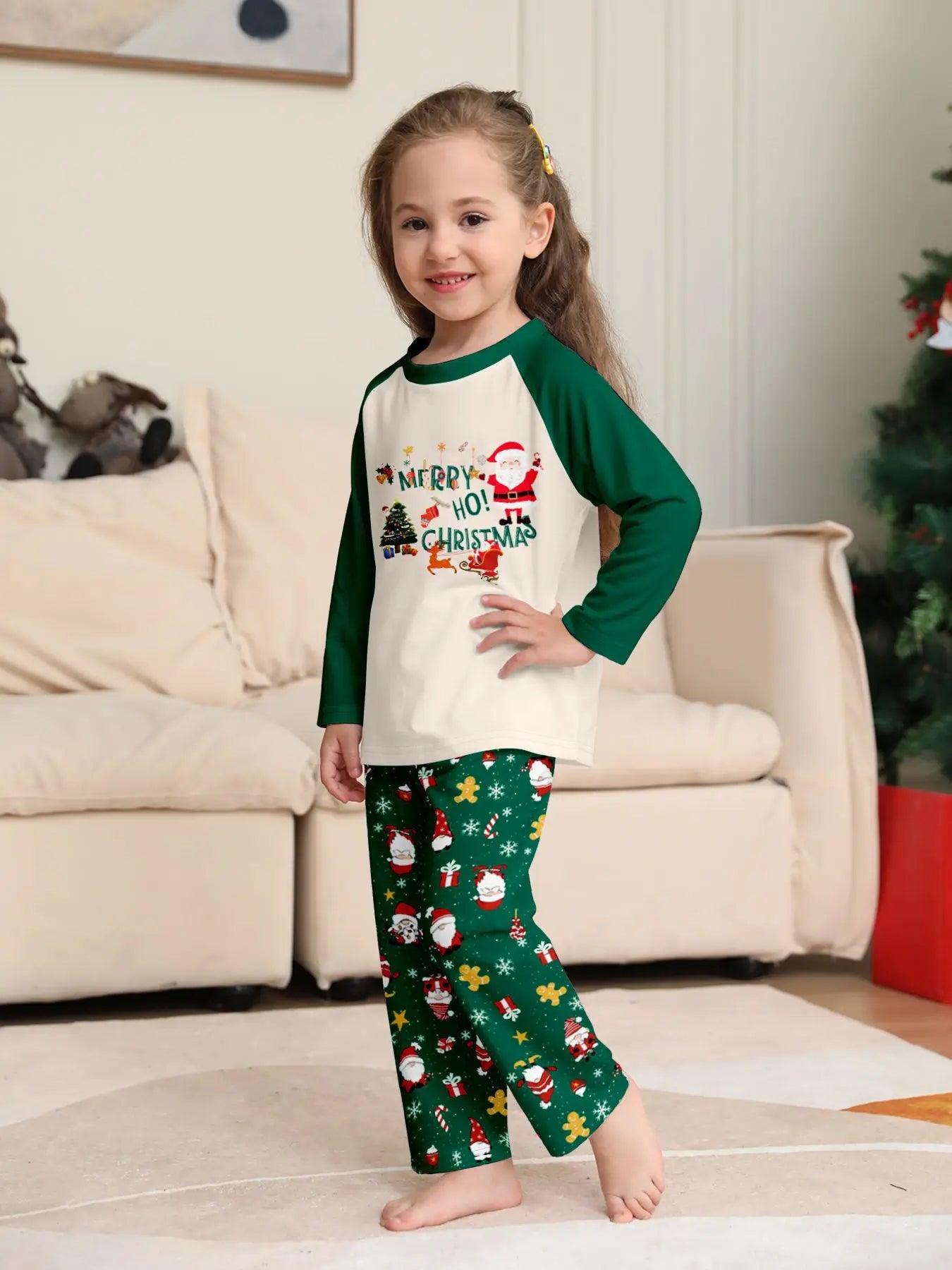 Santa & Tree Family Christmas Pyjama Set