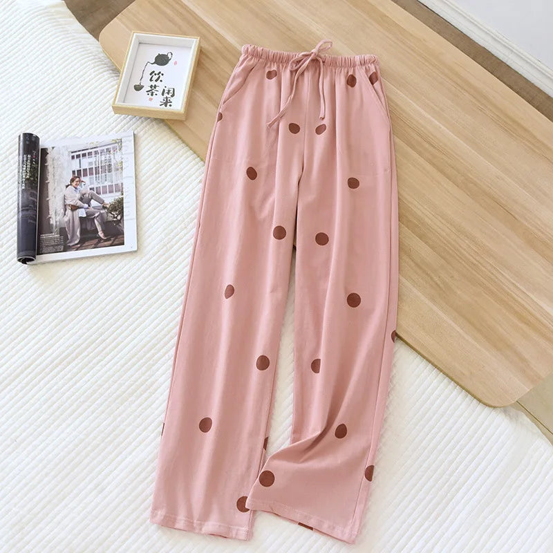 Women's Polka Dot Pyjama Bottoms