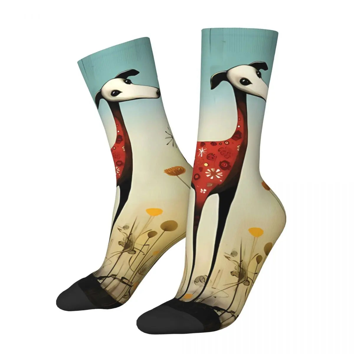 Patterned Crew Socks