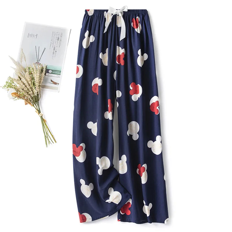 Women's Floral Cotton Pyjama Bottoms