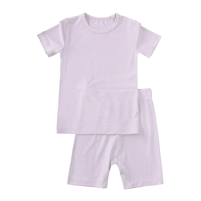 Lilac Bamboo Kids Pyjama Set