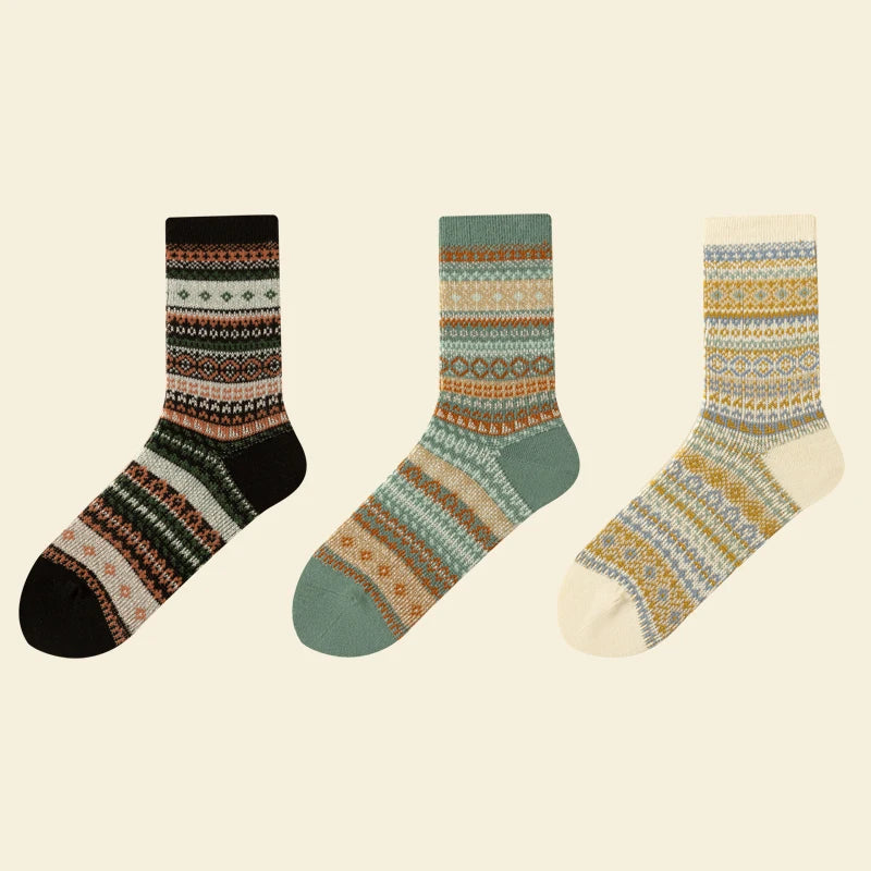 Women's 3 Pack Cotton Cabin Socks