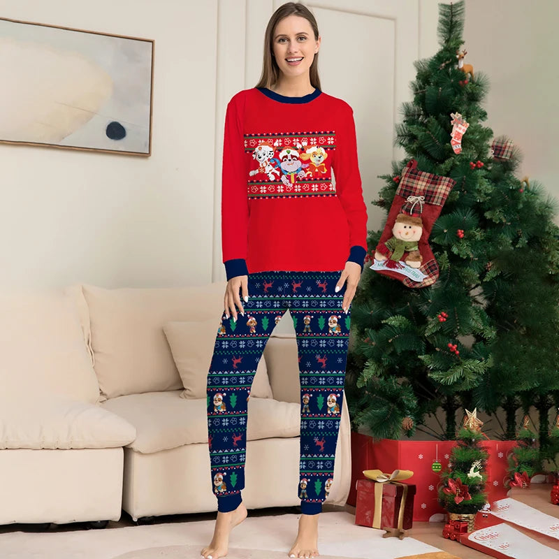 Matching Christmas Doggy Pyjama Set