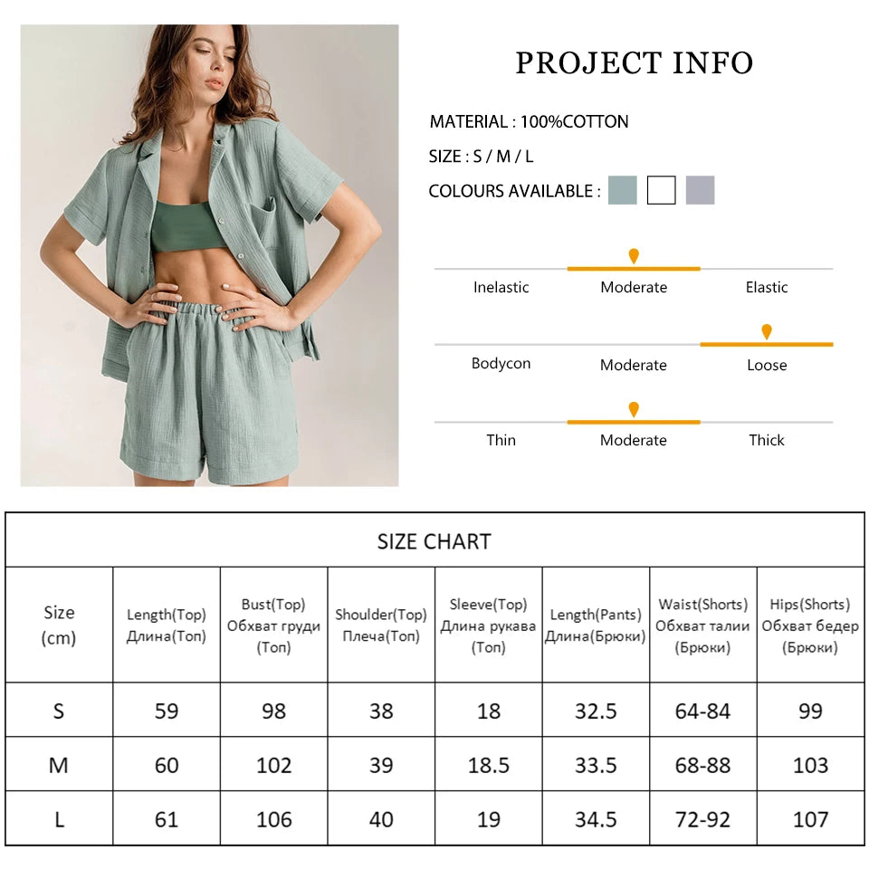 Women's Short Sleeve Pyjama Set